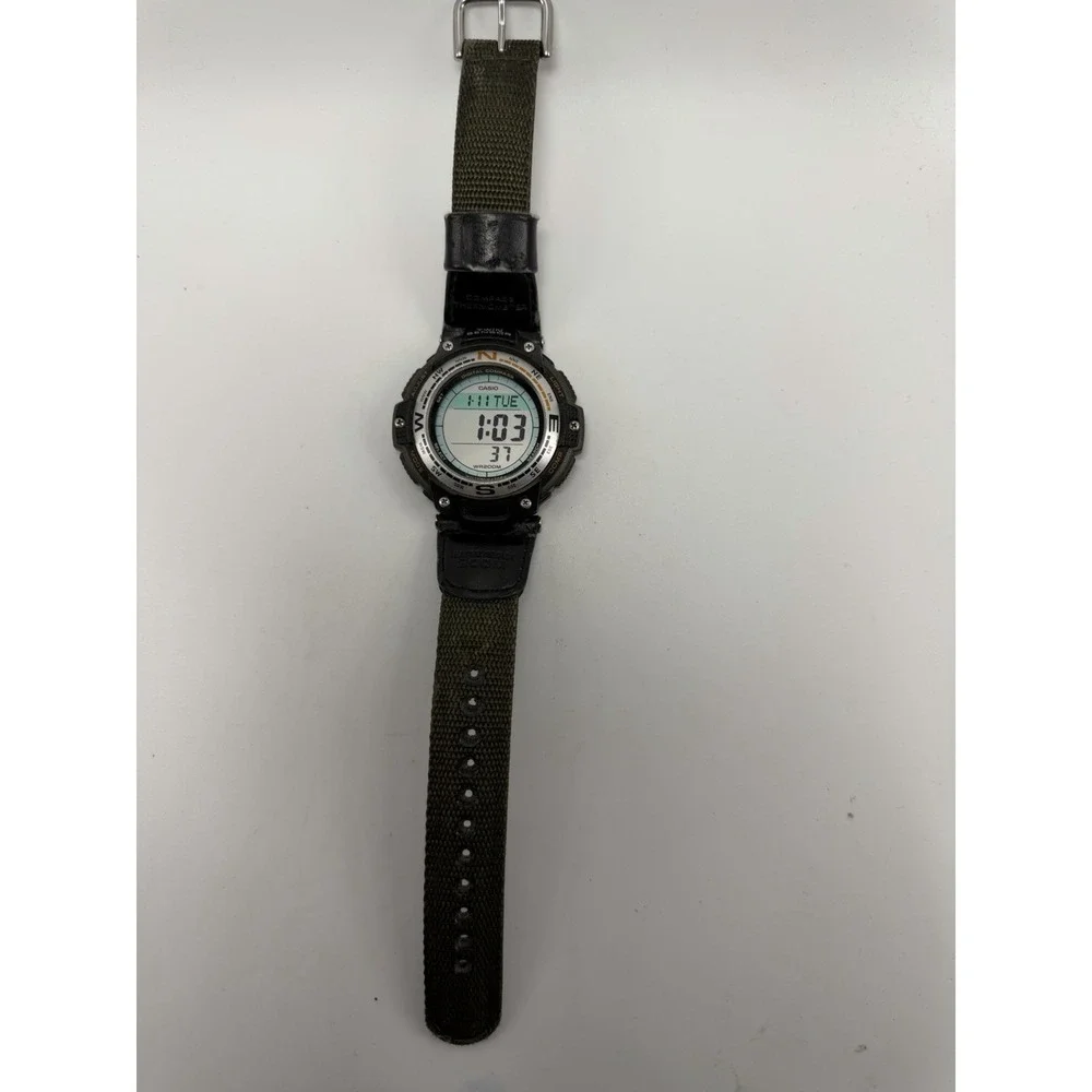 Casio SGW-100B World Time New Battery Mens Digital Watch 45MM 8.5